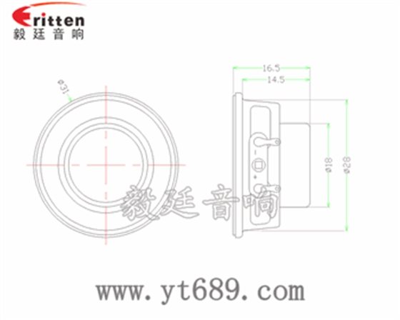 Φ31mm全頻內(nèi)磁藍牙音箱學習機